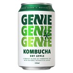 Genie Kombucha Dry Apple 330ml
