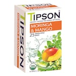 Tipson Organic Infusion Moringa Mango (25 Enveloped Tea Bags)