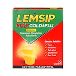 Lemsip Max Cold & Flu Lemon 10 Sachets