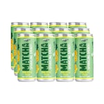 PerfectTed Pineapple Yuzu Matcha Energy Drinks 12x 250ml