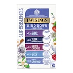 Twinings Superblends Wind Down Tea Collection 20 Tea Bags