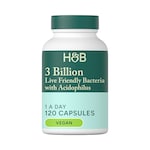 Holland & Barrett Live Friendly Bacteria with Acidophilus 3 Billion 120 Capsules