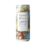 Grass & Co. Liquid Relax (Peach, Chamomile & Reishi) Functional Sparkling Drink 250ml