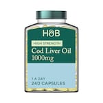 Holland & Barrett Pure Cod Liver Oil 1000mg 240 Capsules