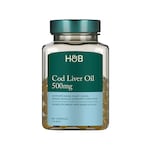 Holland & Barrett Pure Cod Liver Oil 500mg 60 Capsules