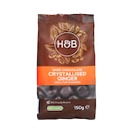 Holland & Barrett Dark Chocolate Crystallised Ginger 150g