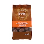 Holland & Barrett Milk Chocolate Crystallised Ginger 150g