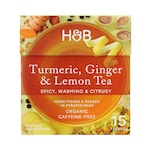 Holland & Barrett Turmeric, Ginger & Lemon Tea 15 Tea Bags