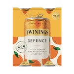 Twinings Defence Orange & Passionfruit Sparkling Drink 4x 250ml