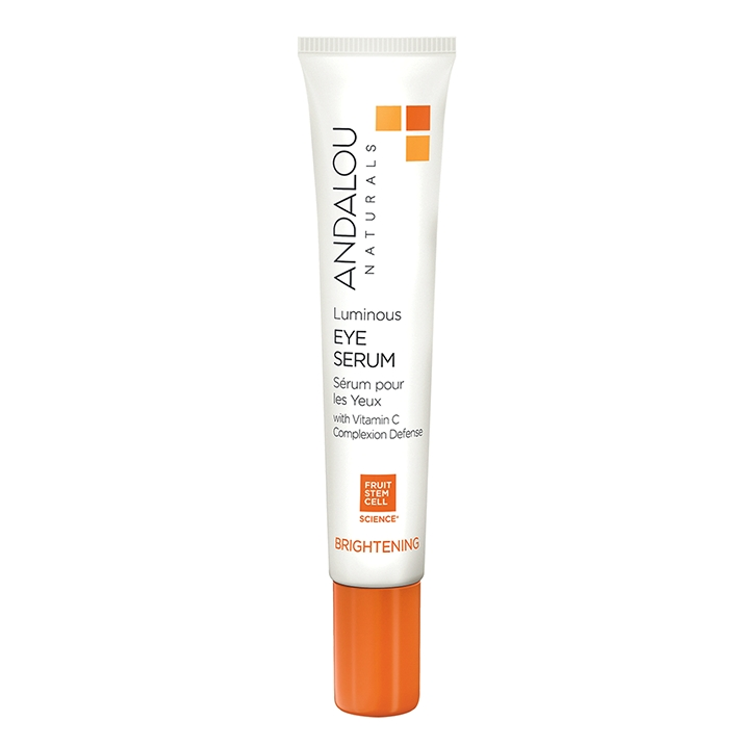 Andalou Luminous Eye Serum – 18 Ml, Aufhellend, Mit Frucht-Stammzellen