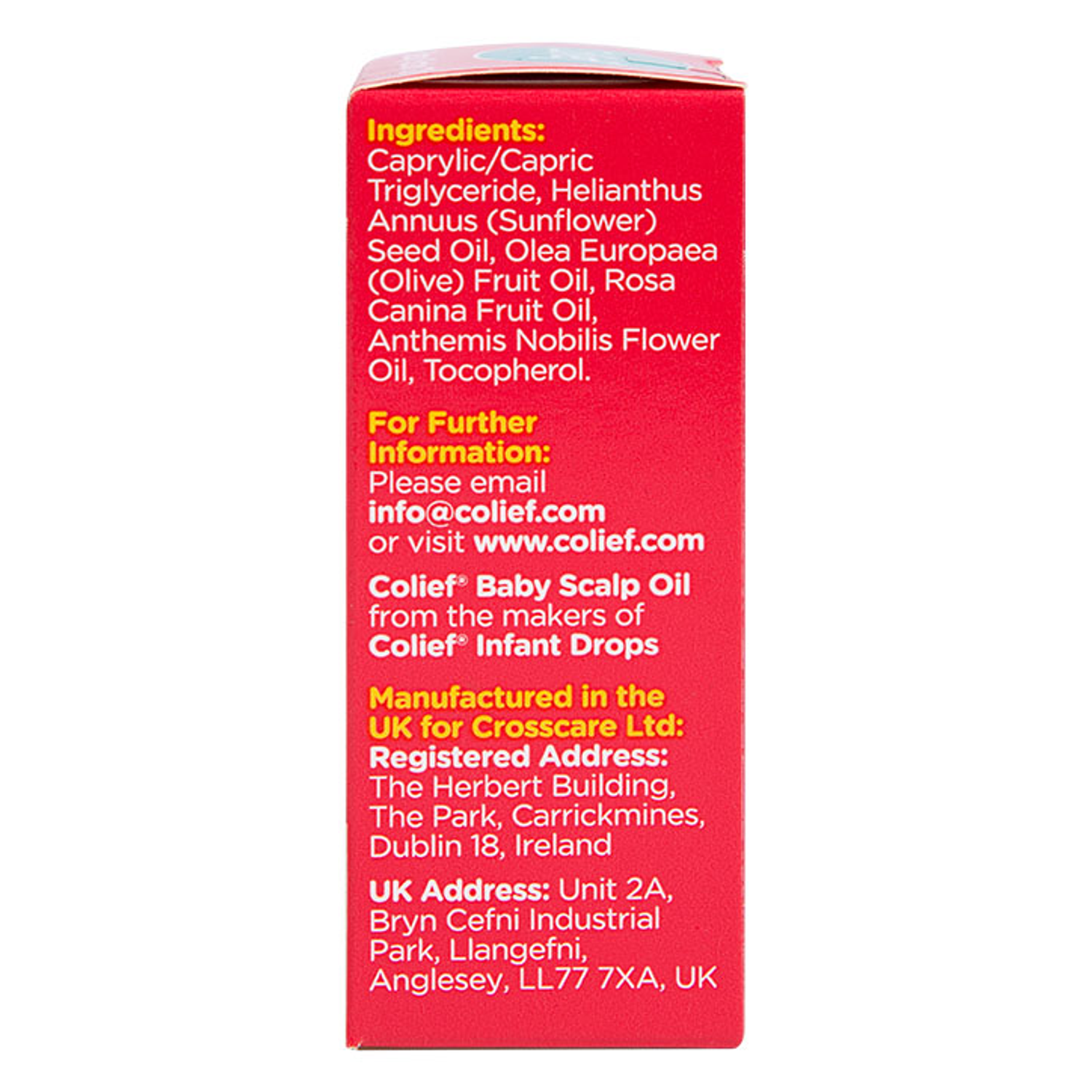 Colief Baby Scalp Oil 30ml Holland & Barrett