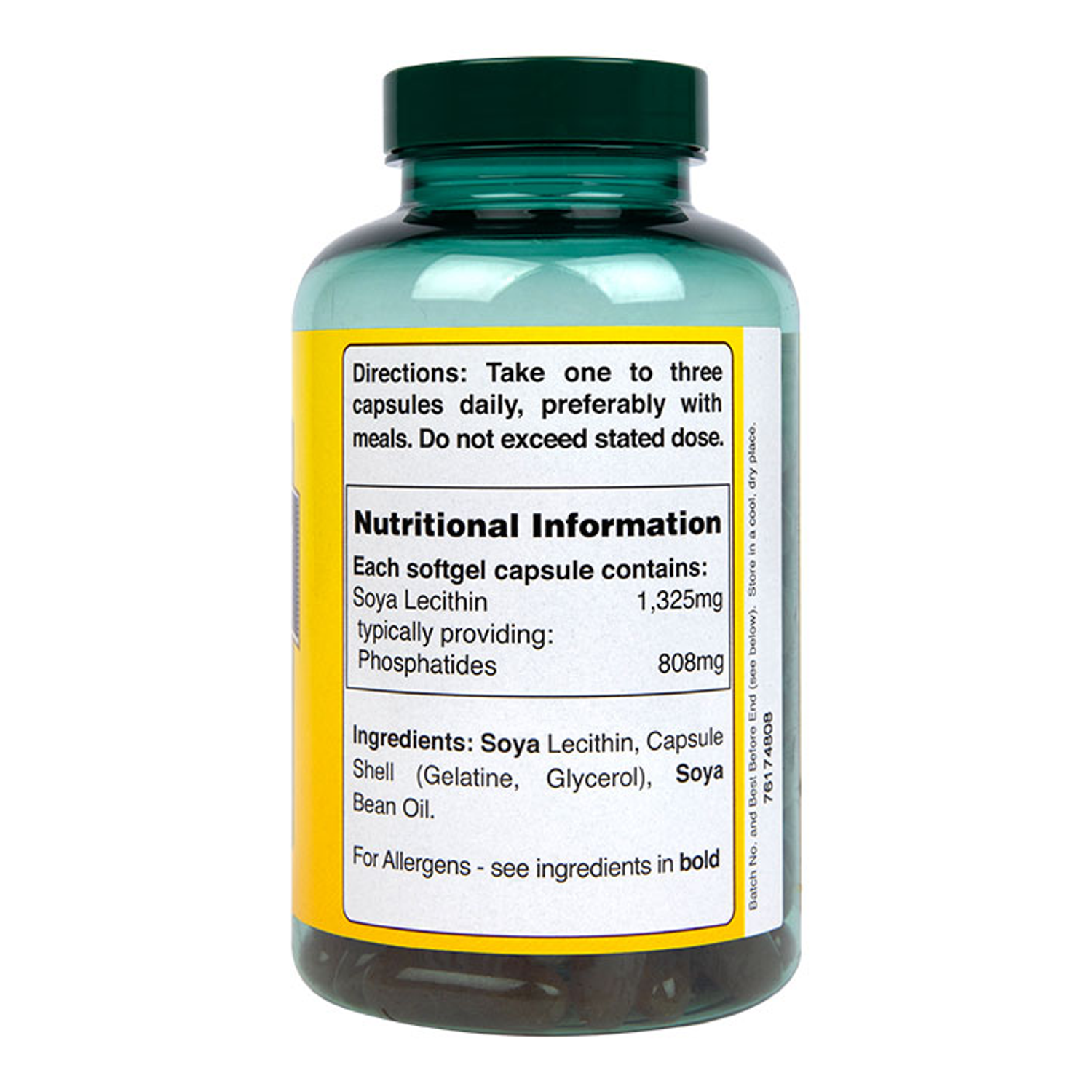 H&B Mega Soya Lecithin Fat Emulsifier Capsules Holland & Barrett