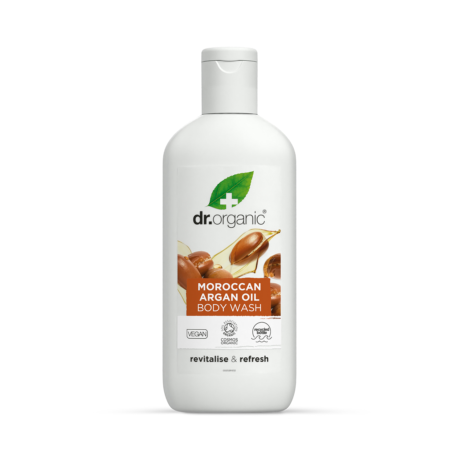 Shower Oil With Organic Argan & Primrose Oil - 95.5% Natural Moisturizing Body Wash