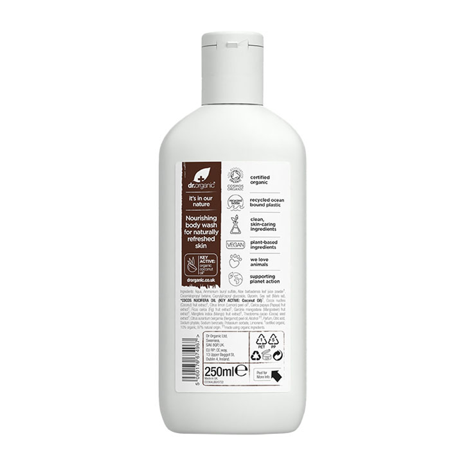 Dr Organic Organic Virgin Coconut Oil Body Wash Holland & Barrett