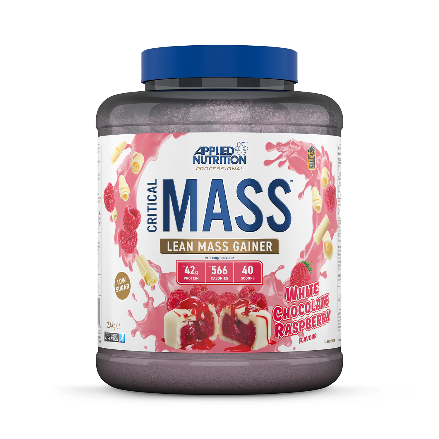 Applied Nutrition Critical Mass Professional Lean Mass Gainer White Chocolate Raspberry 2.4Kg (16 Servings)