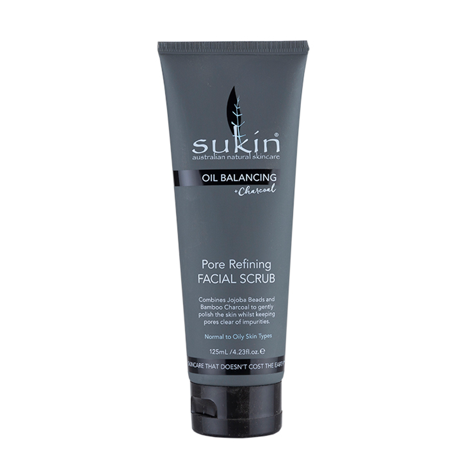 Sukin Oil Balancing + Charcoal Pore Refining Facial Scrub Holland