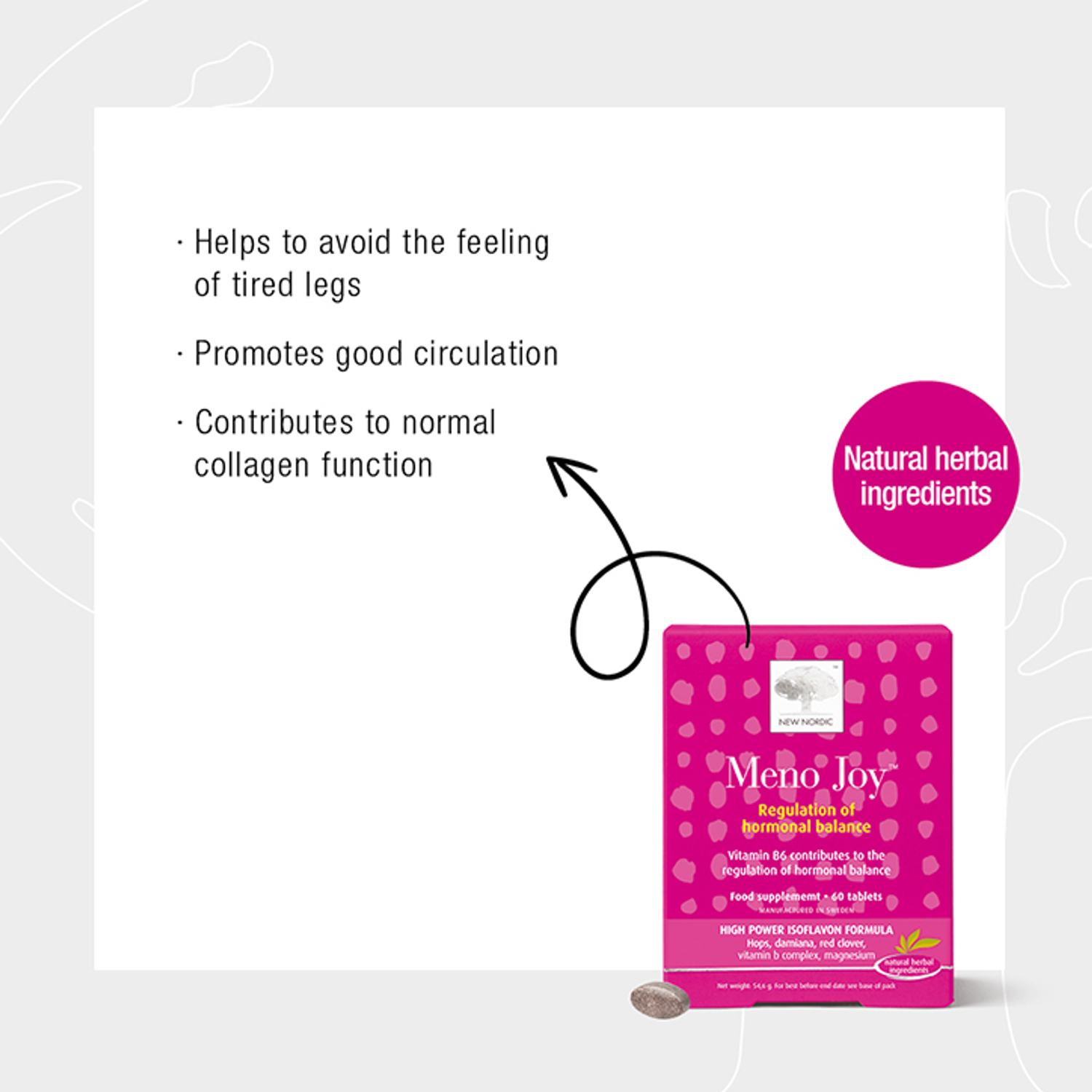 New Nordic Meno Joy Tablets Holland & Barrett