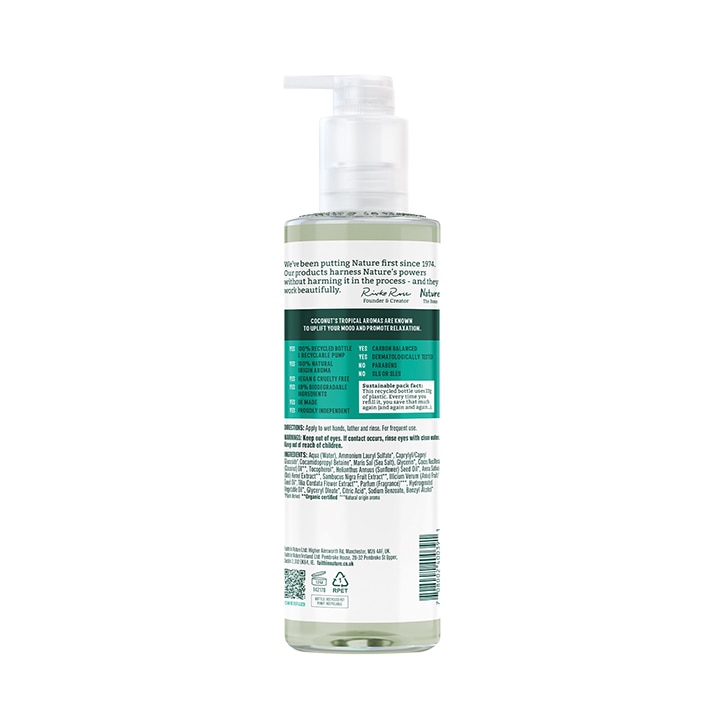 Faith in Nature Coconut Hand Wash 400ml | Holland & Barrett