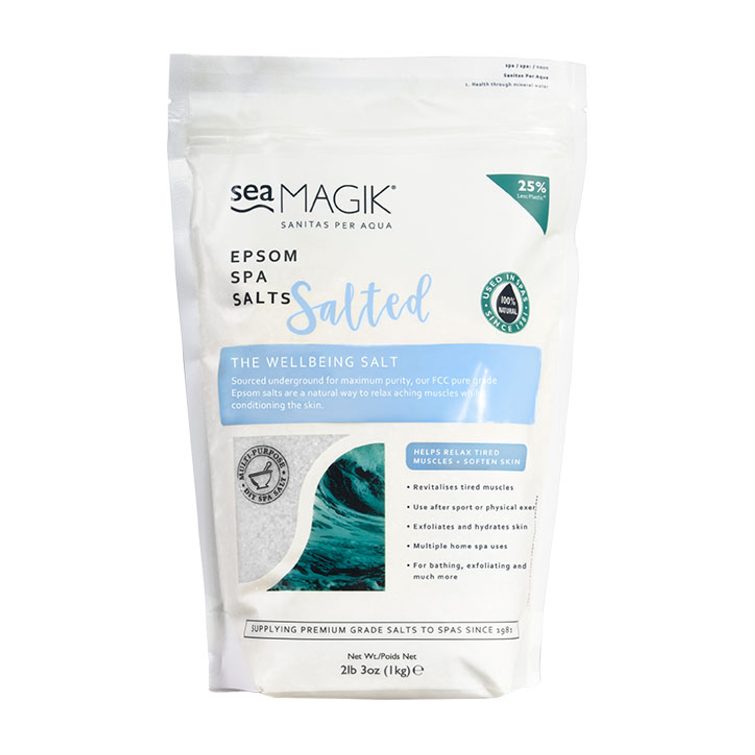 Sea Magik Salted Epsom Spa Salts Holland & Barrett