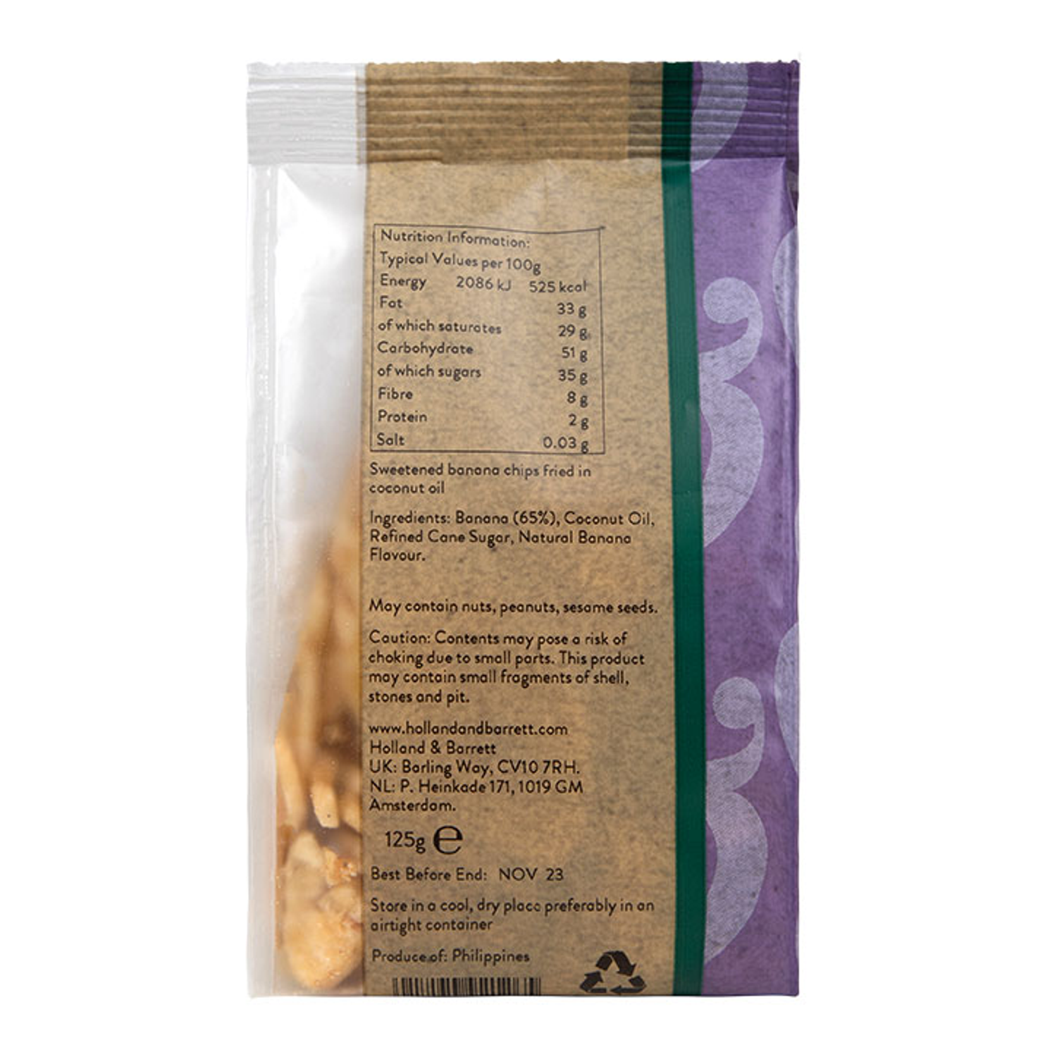 H&B Banana Chips Holland & Barrett