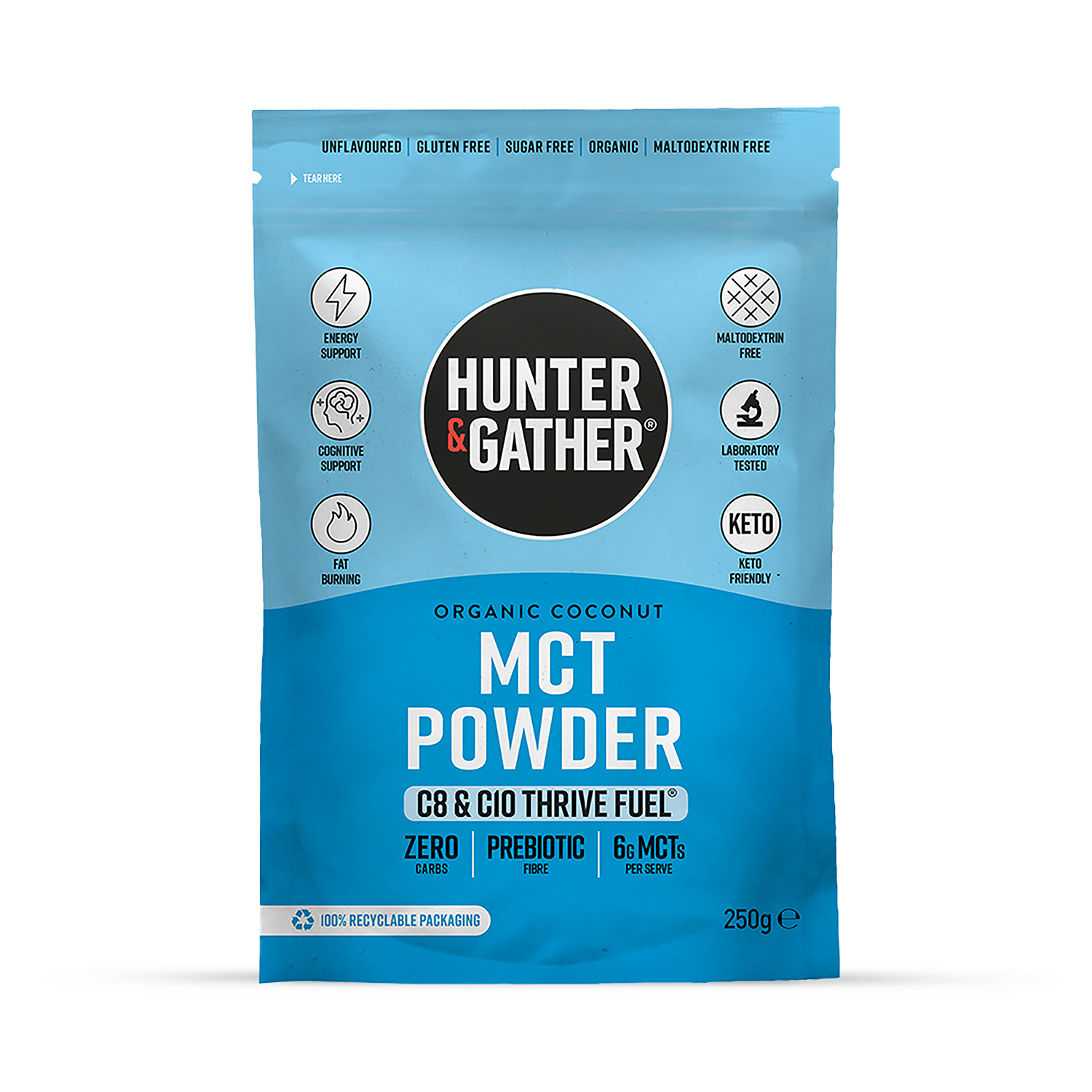 Hunter & Gather Organic C8 C10 MCT Powder
