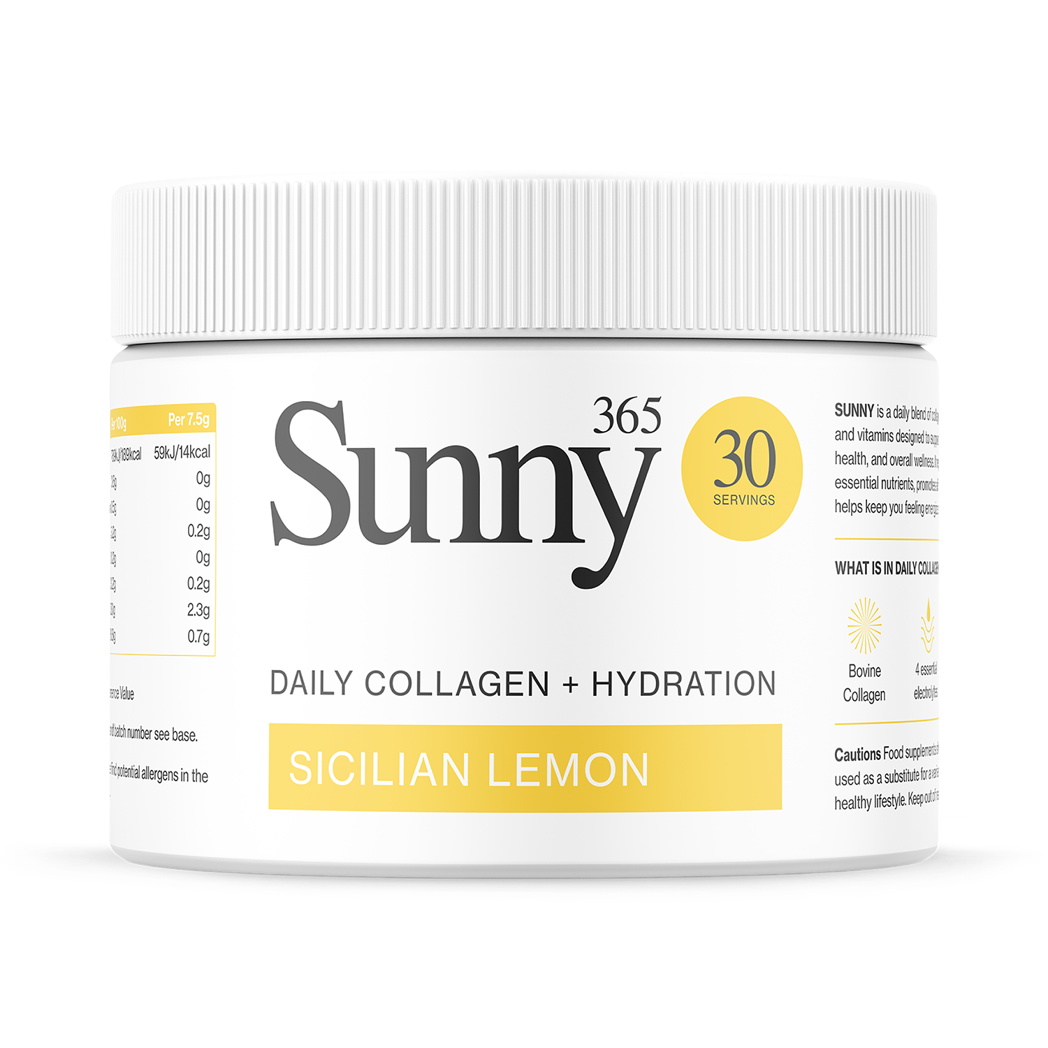 Sunny Collagen & Electrolytes Powder Blend