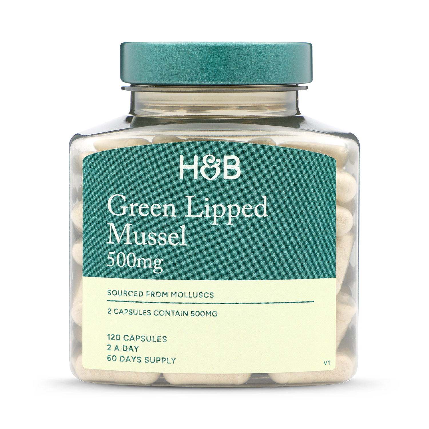 Holland & Barrett Green Lipped Mussel 500mg 120 Capsules