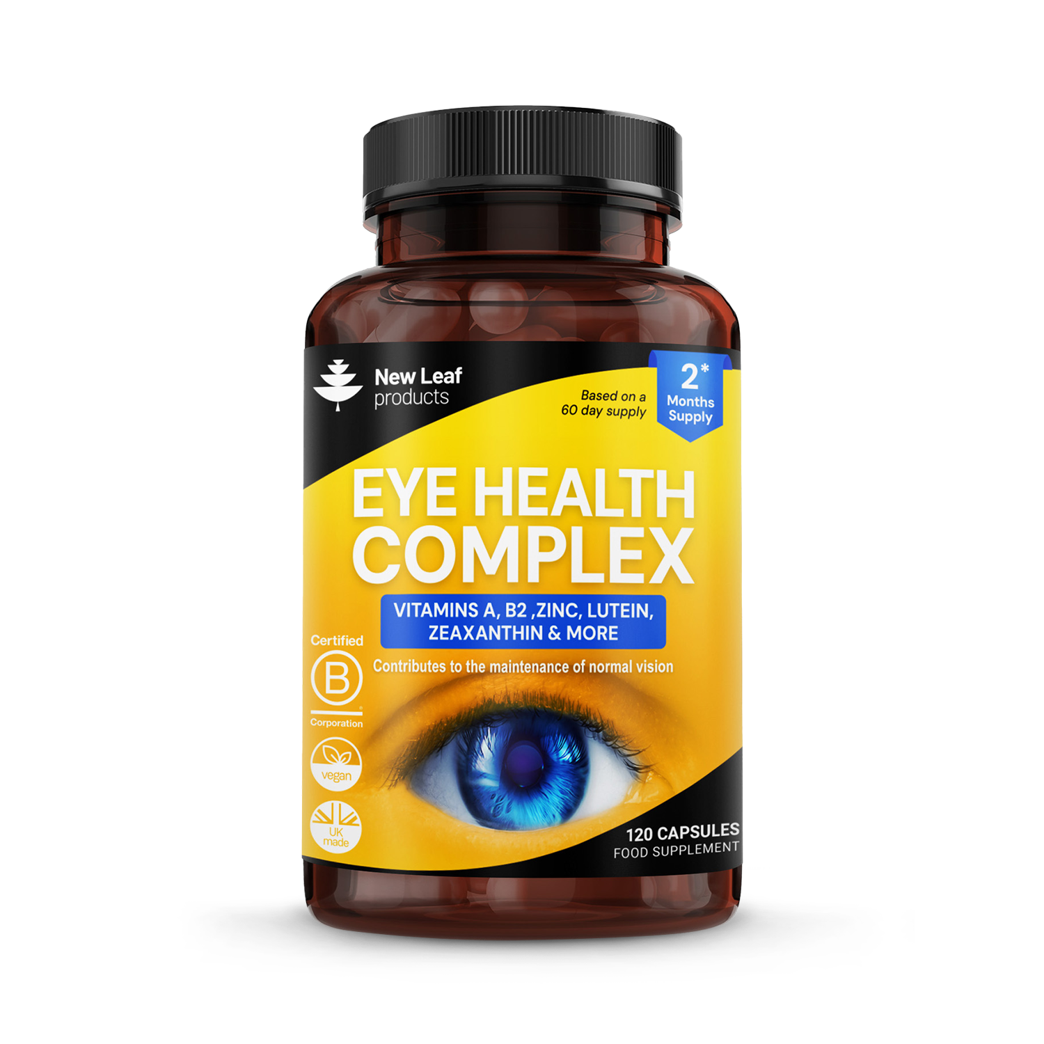 l carnitine eye health Eye Health Complex - 120 Capsules | New Leaf Products