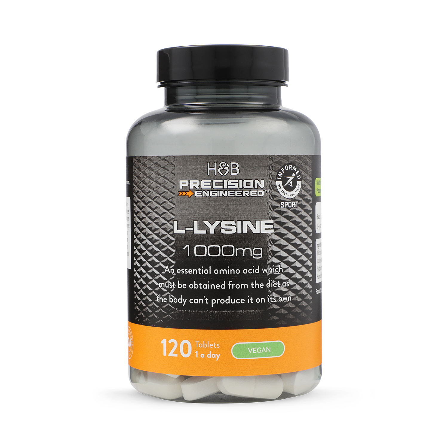 Precision Engineered L-Lysine 1000mg 120 tablets