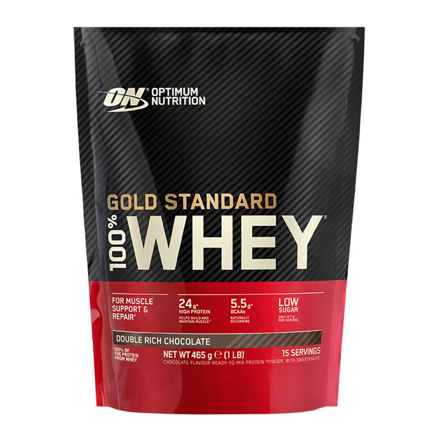Optimum Nutrition Gold Standard 100% Whey Protein Double Rich Chocolate 465g