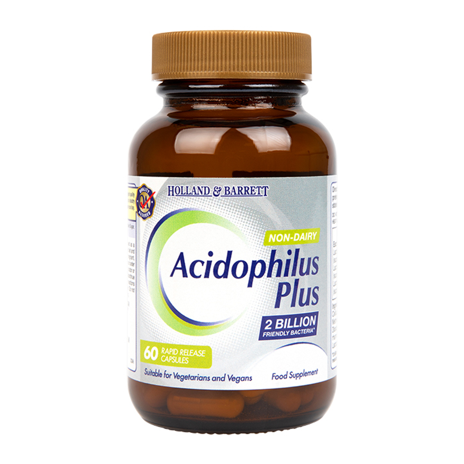 Holland & Barrett Acidophilus Plus Non Dairy 60 Capsules