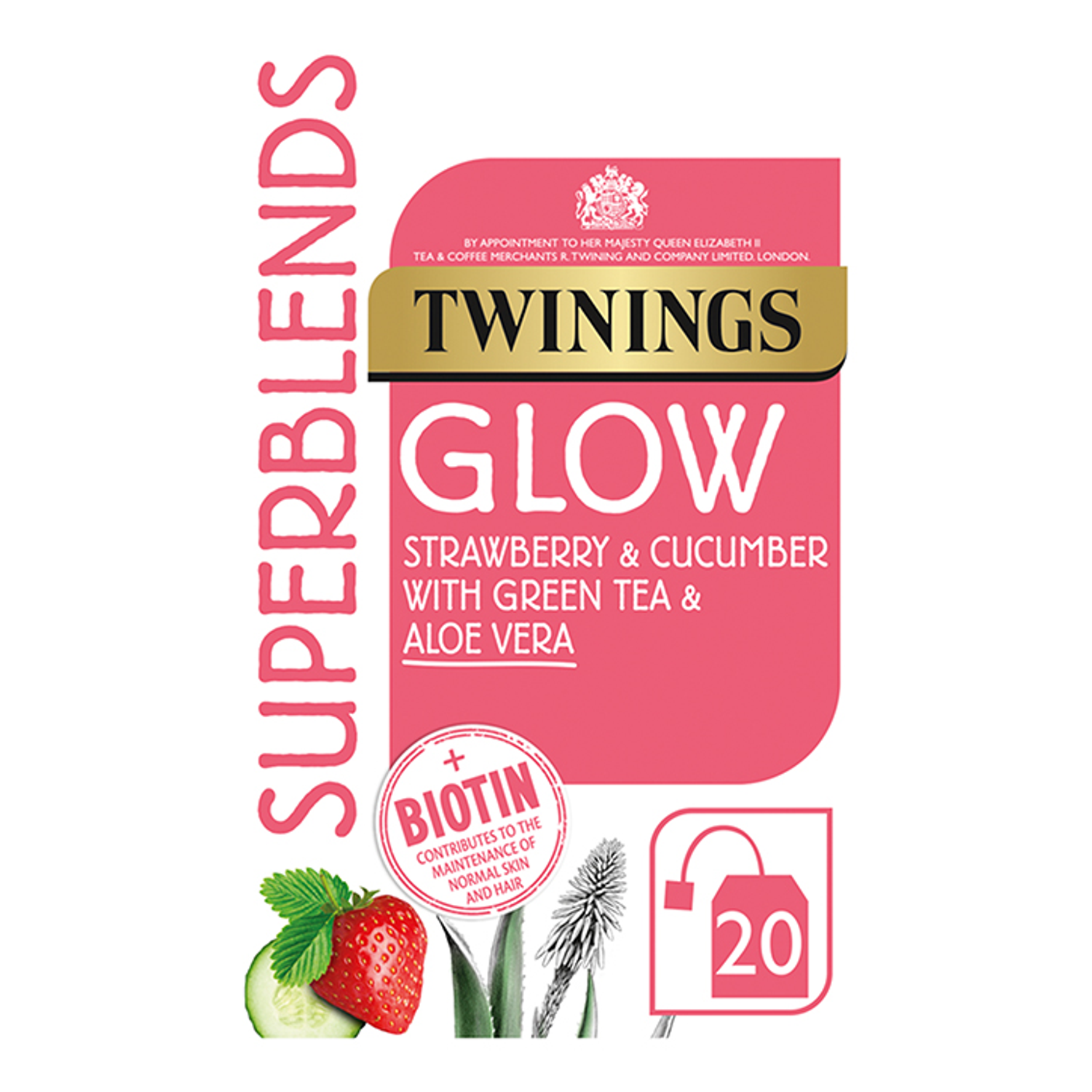 Twinings Superblends Glow 20 Tea Bags Holland & Barrett