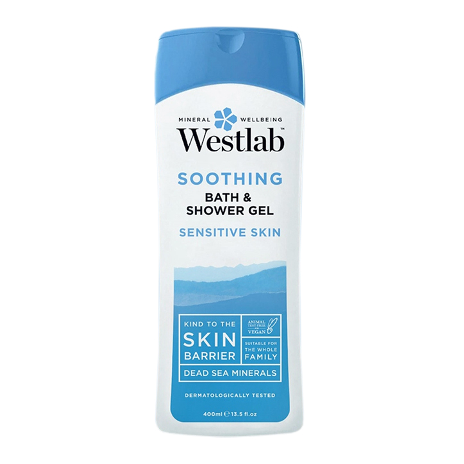 Westlab Soothing Shower Wash + Dead Sea Salt Minerals 400ml Holland