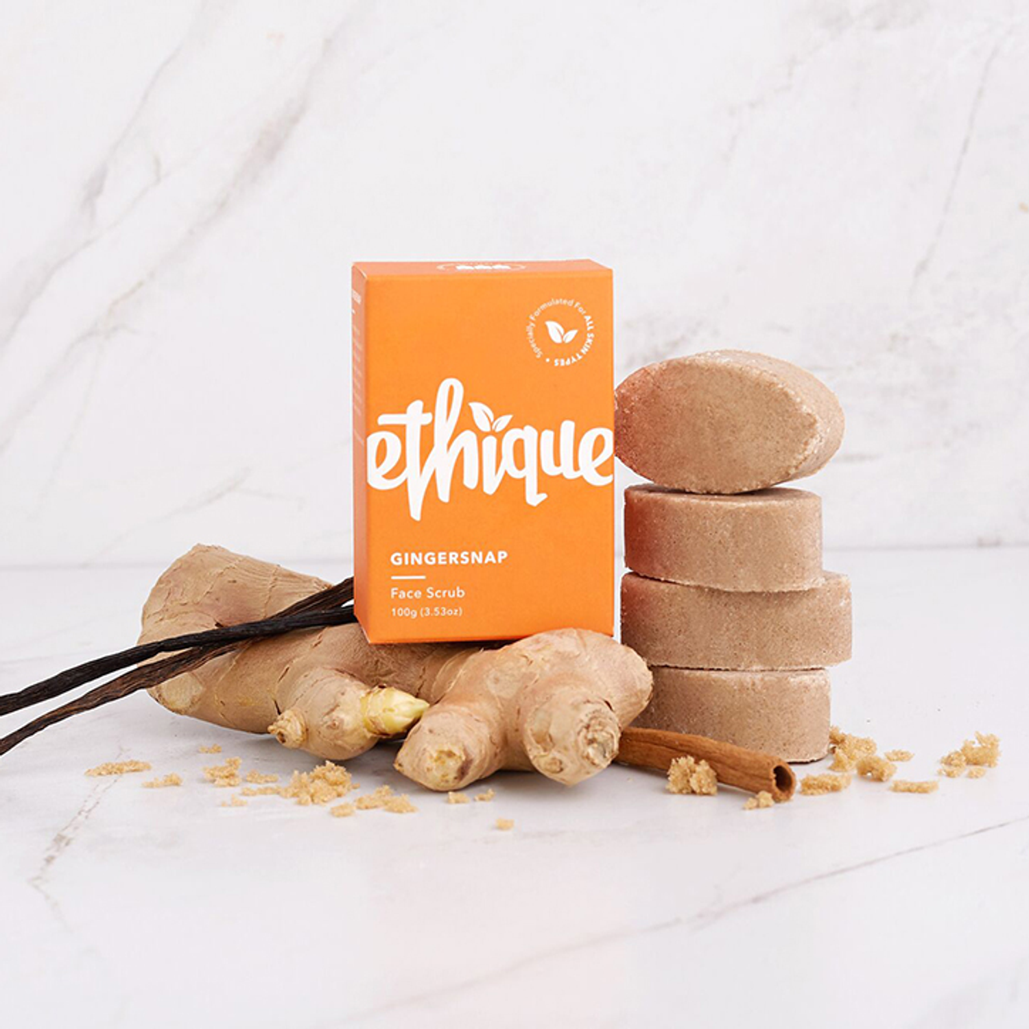 Ethique Gingersnap Face Scrub 100g Holland & Barrett