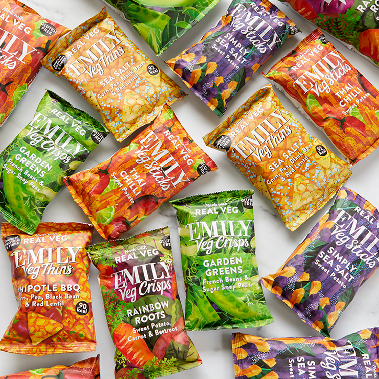 Emily Veg Sticks Thai Chilli Sweet Potato 35g