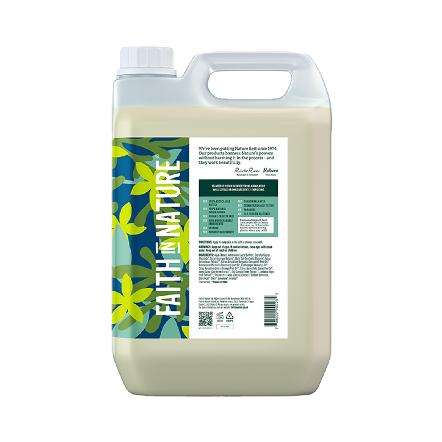 Faith in Nature Seaweed Citrus Body Wash 5L Holland & Barrett