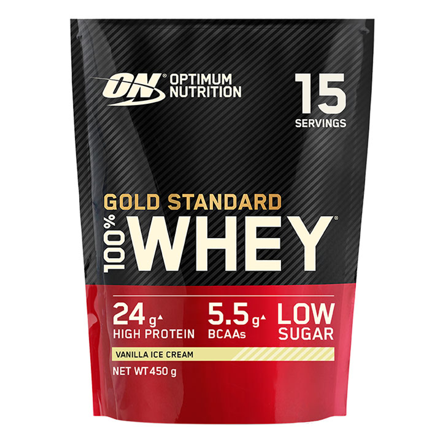 Optimum Nutrition Gold Standard 100% Whey Protein Vanilla Ice Cream 450g