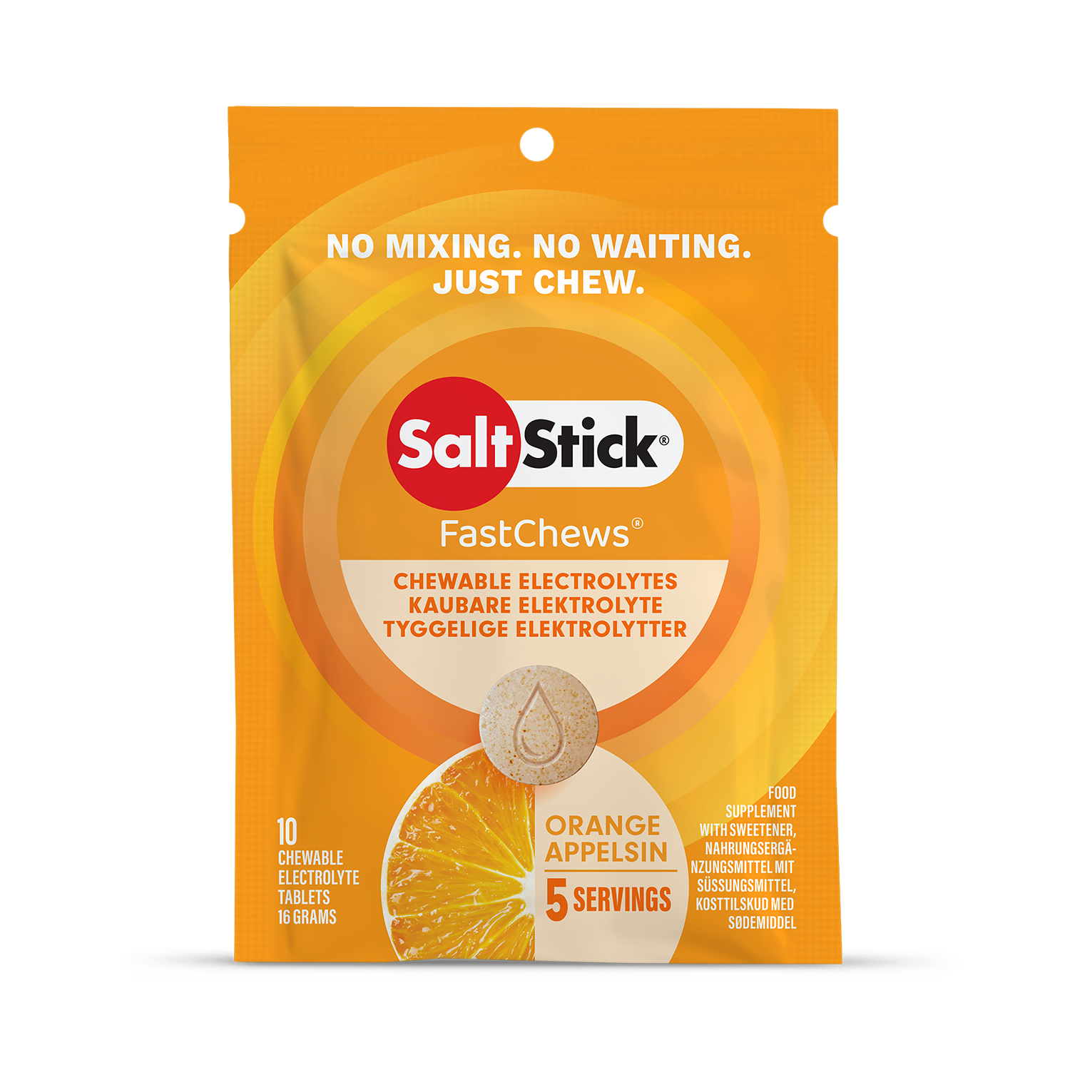 Salt Stick Fastchews Tart 10 Chewable Tablets