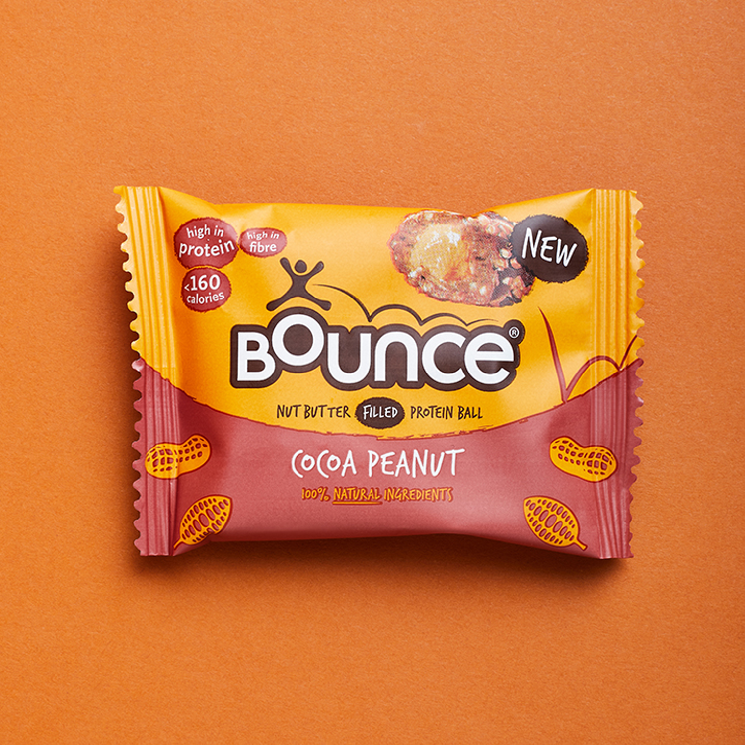 Bounce Peanut Butter Filled Cocoa Protein Ball Holland & Barrett
