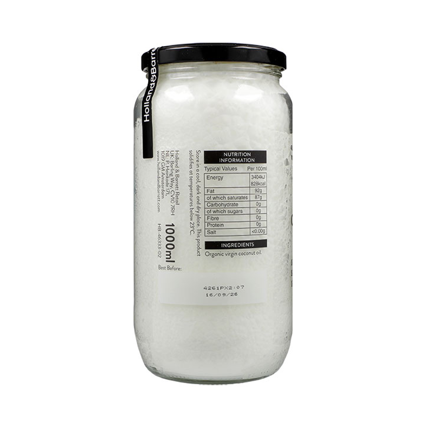 Holland & Barrett Coconut Oil 1000ml Holland & Barrett
