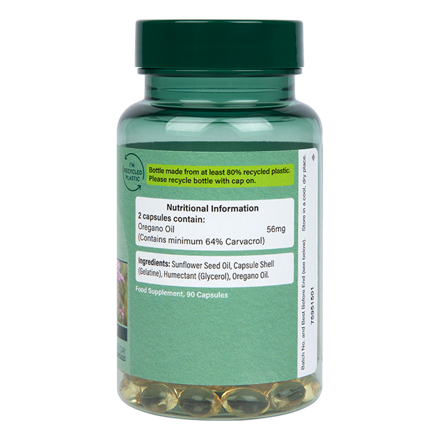 Holland & Barrett Oil of Oregano 90 Capsules Holland & Barrett