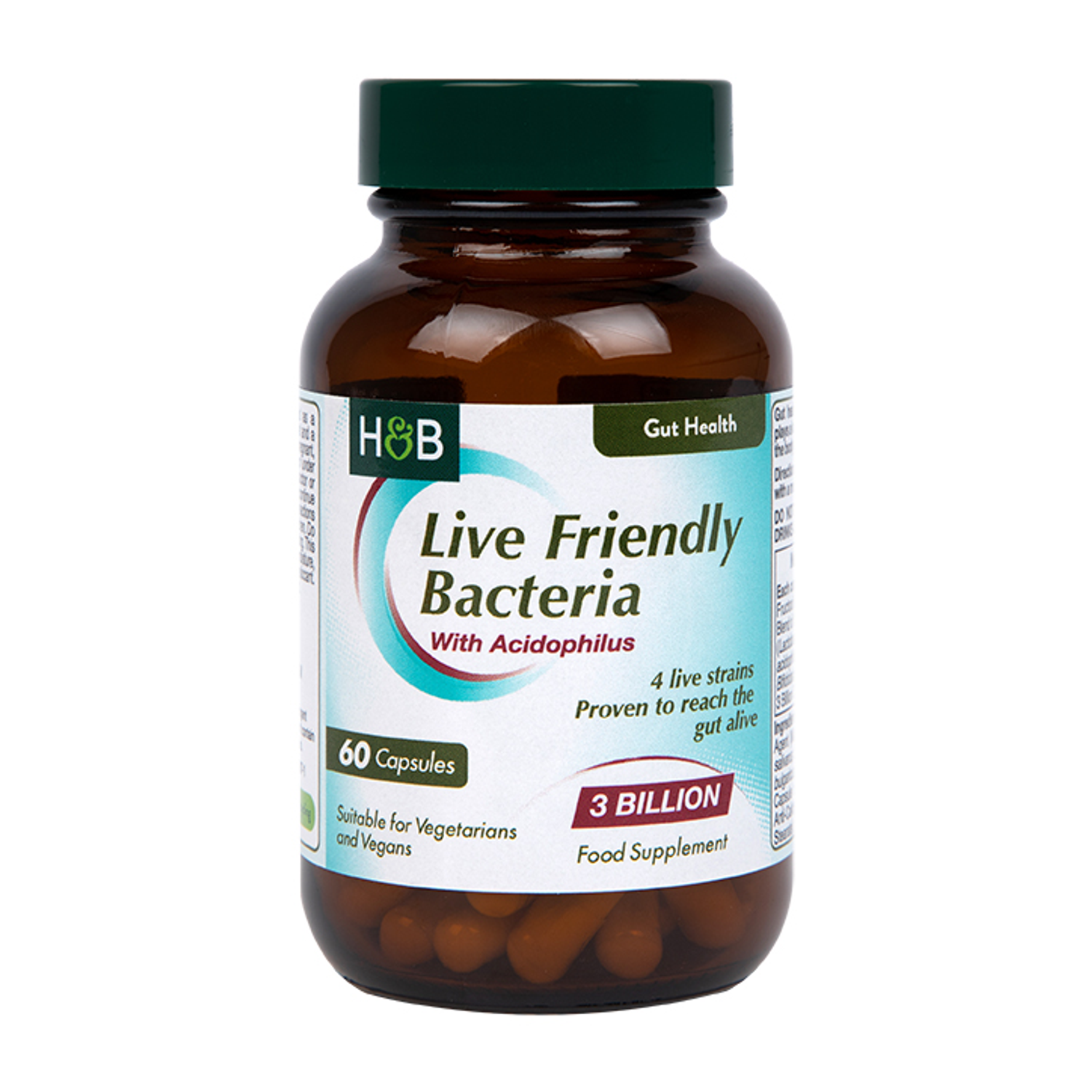 Mega Potency Acidophilus With Pectin Capsules Holland & Barrett