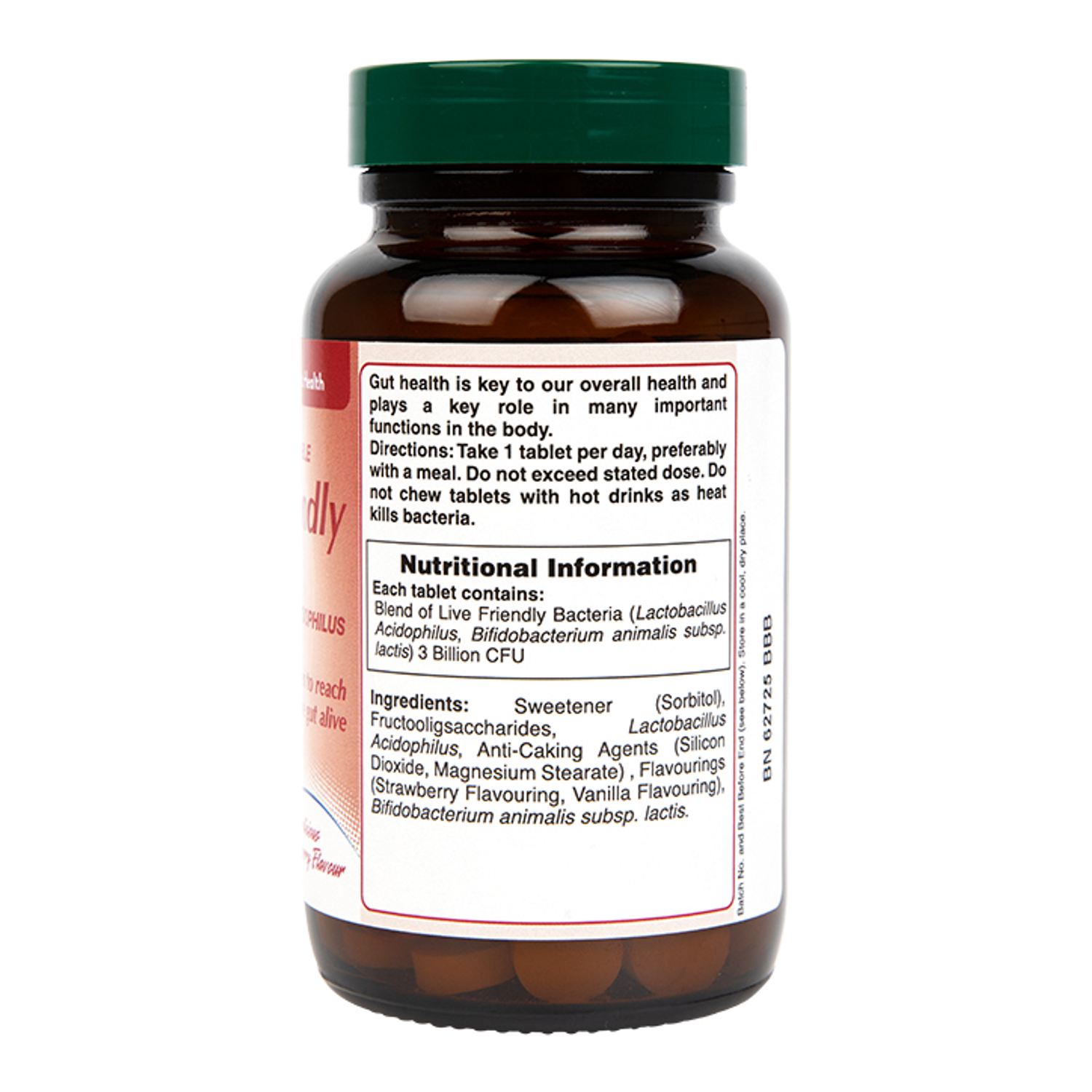 Acidophilus Chewable Strawberry Tablets Holland & Barrett