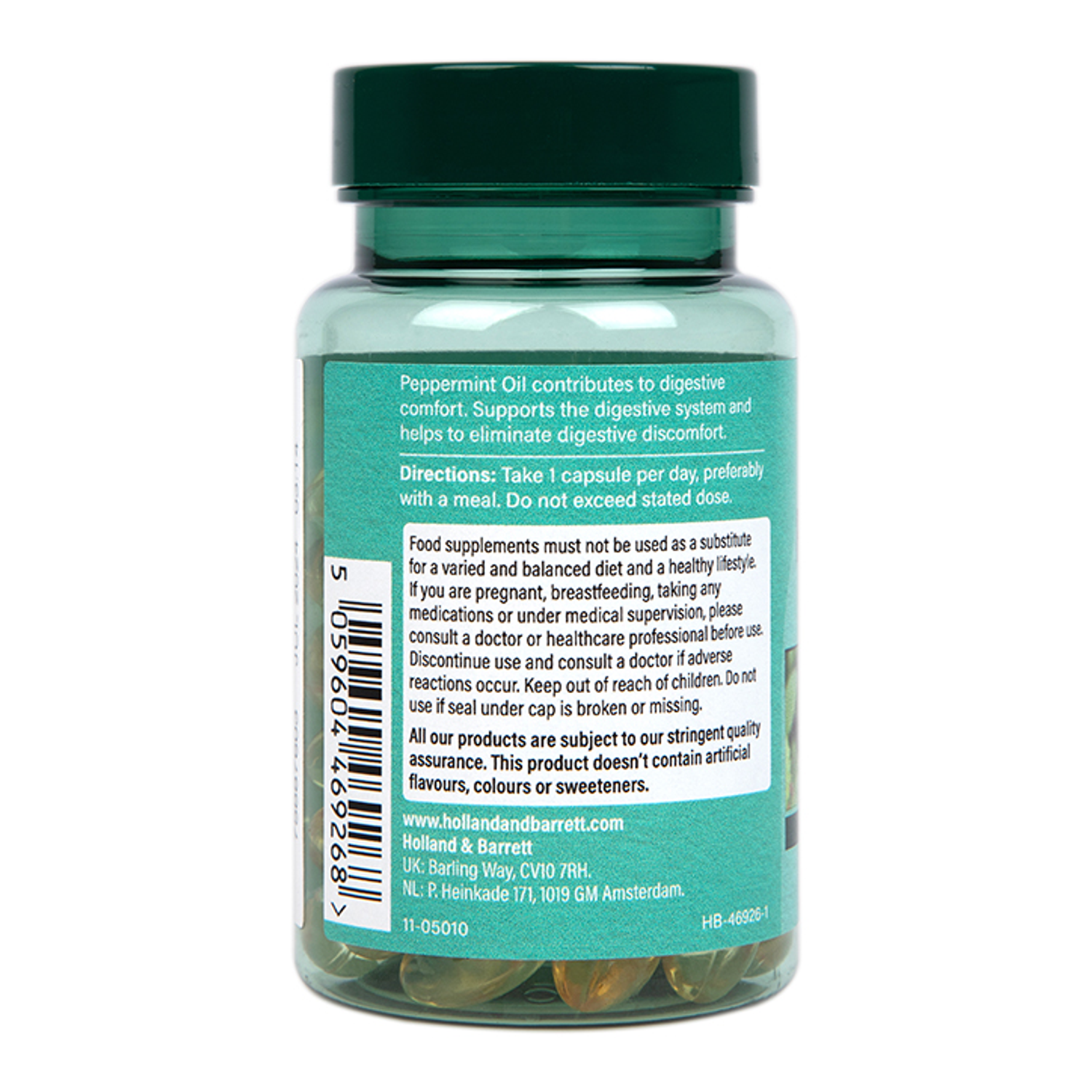 Holland & Barrett Oil of Peppermint 60 Capsules Holland & Barrett