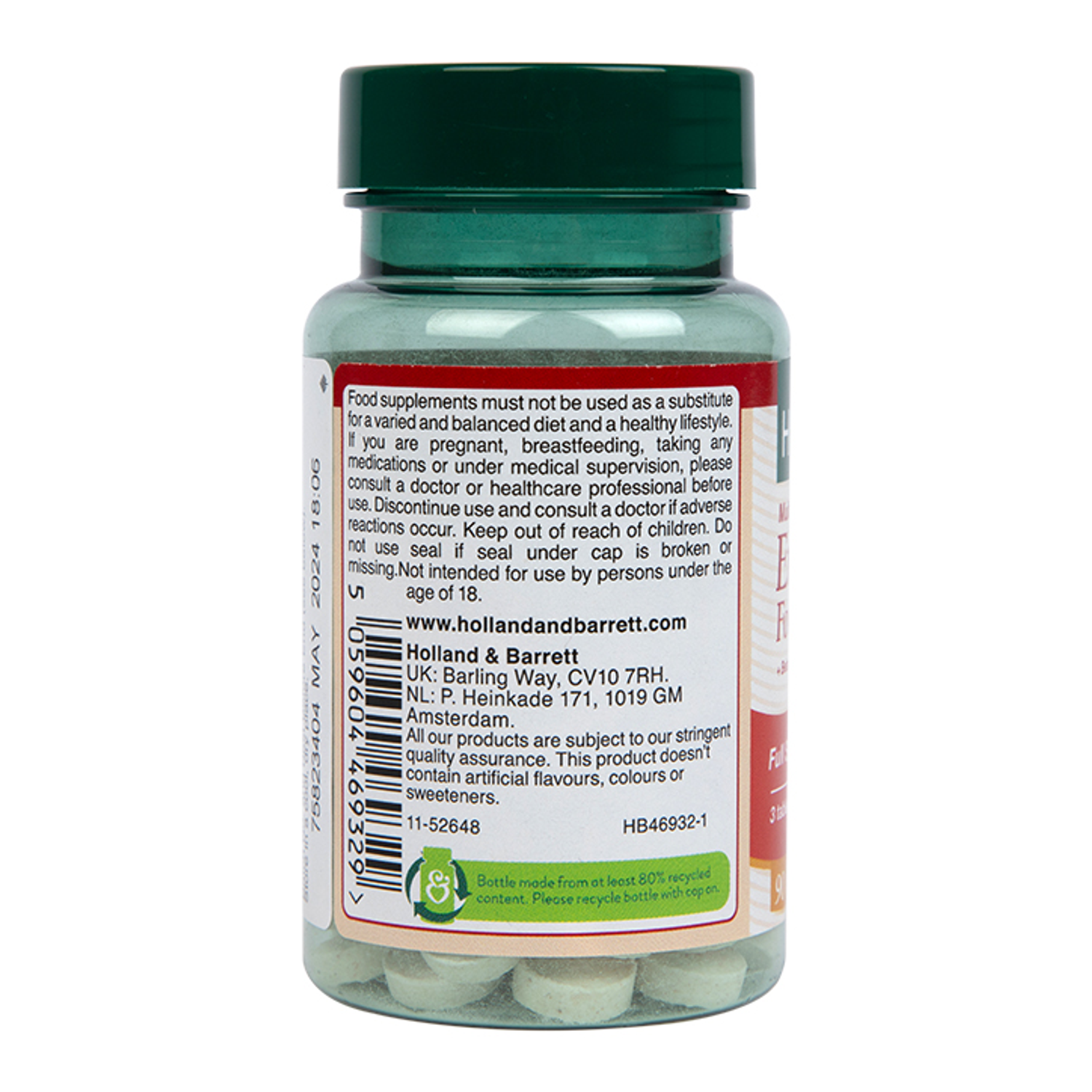 Holland & Barrett Enzyme Formula 90 Tablets Holland & Barrett