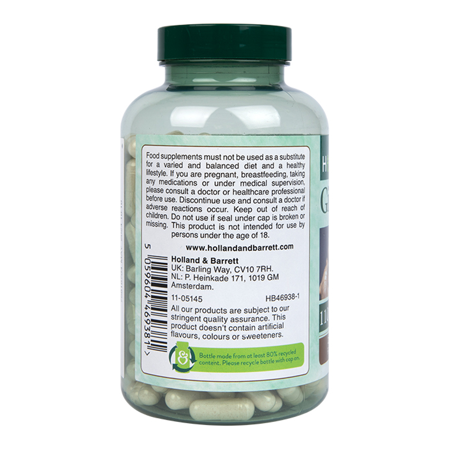 Holland & Barrett Ginger Root 240 Capsules Holland & Barrett