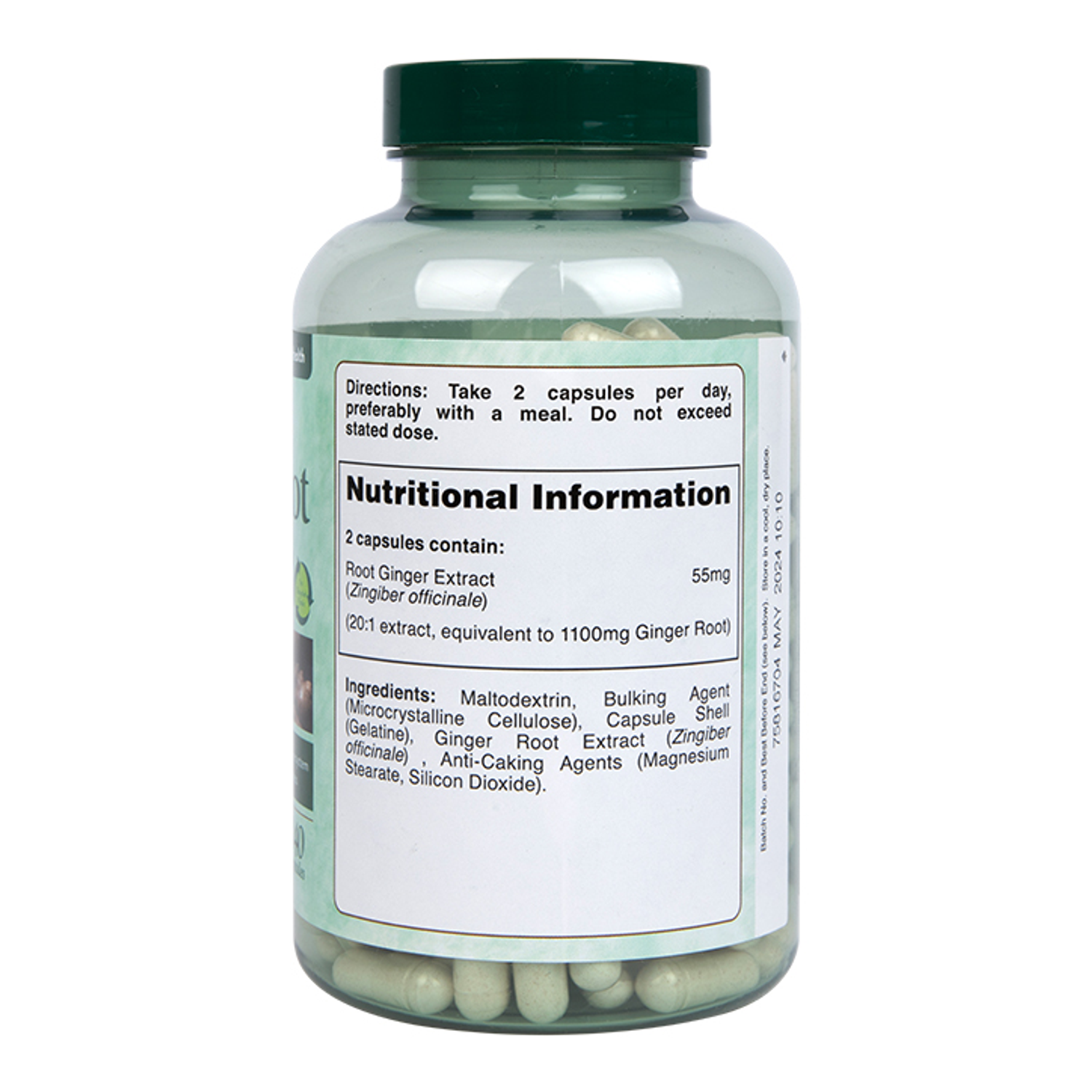 Holland & Barrett Ginger Root 240 Capsules Holland & Barrett