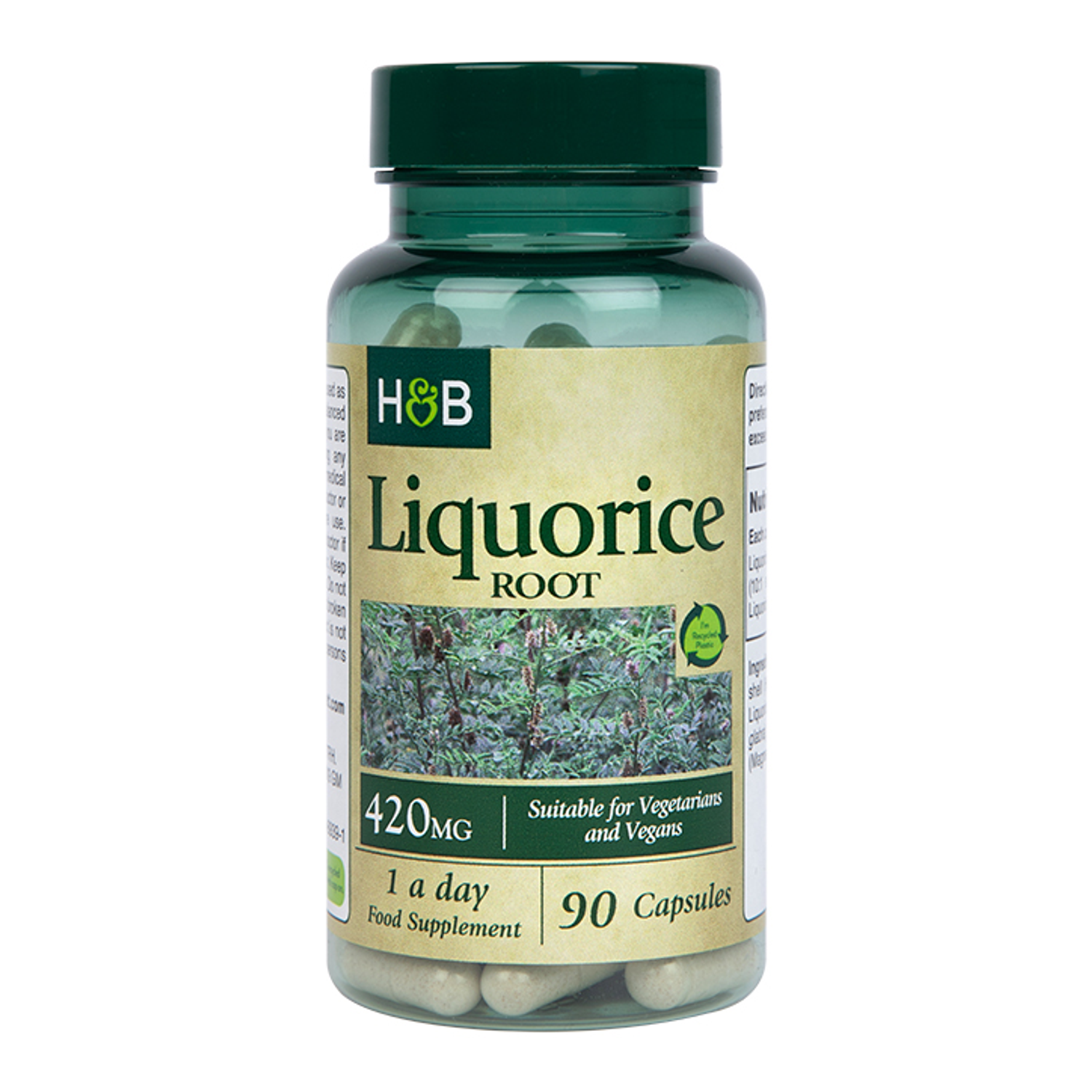 Nature's Garden Liquorice Root Capsules Vegan Holland & Barrett
