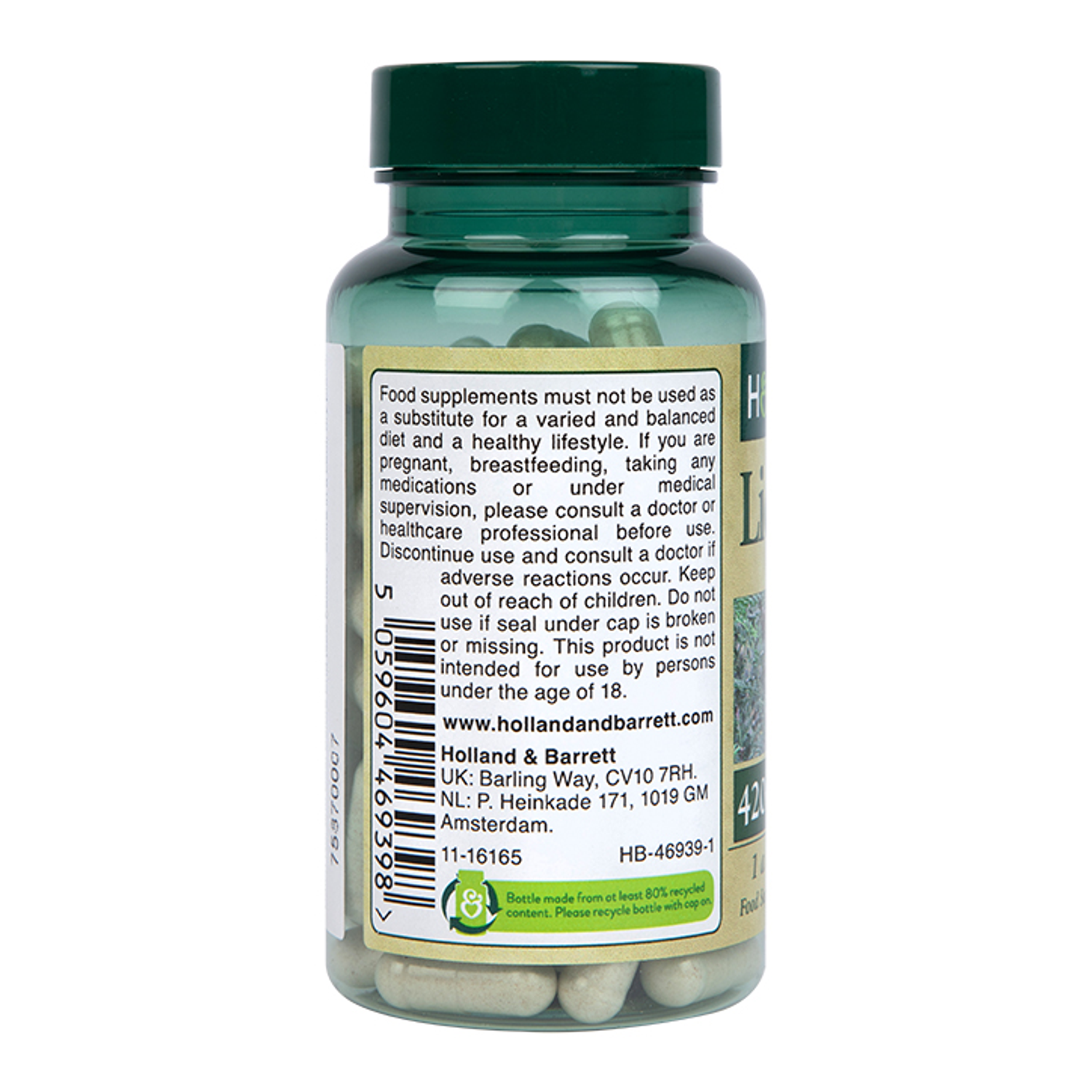 Nature's Garden Liquorice Root Capsules Vegan Holland & Barrett
