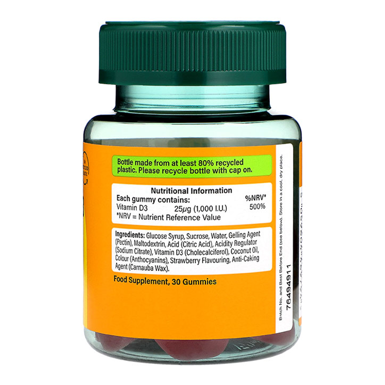 H&B Vegetarian Vitamin D 25ug Gummies Holland & Barrett